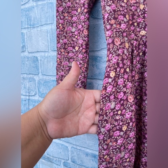 LOVESHACKFANCY Poeta Dress in Cherry Wine dress XS - Picture 9 of 15